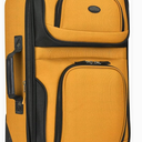 U.S. Traveler Lightweight Rolling 20" Carry On Luggage Softside Suitcase