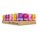 Zevia Zero Calorie Soda, Fruity Variety Pack, 12 Ounce Cans (Pack of 24), Best By 01/19/2025