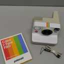 Polaroid Now 3rd Generation I-Type Instant Camera + Film Bundle - Now Pebble White Camera + 16 Color Photos (6561)