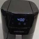 CHEFMAN 2 Qt Mini Air Fryer  Digital Space-Saving Compact Air Fryer with Nonstick and Dishwasher Safe Basket, Quick & Easy Meals in Minutes, Features Digital Timer and Shake Reminder  Black