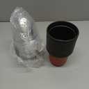 MIXC Plant Nursery Pots with Humidity Dome 4" Soft Transparent Plastic Gardening Pot Planting Containers Cups Planter Small Starter Seed Starting Trays for Seedling with 10pcs Plant Labels30 Sets (Red)