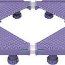 Multi Purpose Dolly With 4 feet, Locking Swivel Wheels, Levels and Adjustable Base for Moving Washer, Dryer, Appliances- 1100 Lbs Capacity By Stalwart