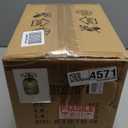 Qepeety Flush Mount Ceiling Light Glass Gold Chandelier Hallway Lighting Fixture Green Glass Lampshade Farmhouse Lighting Vintage Ceiling Lamp for Living Room Porch Bedroom