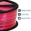 Geeetech PETG Filament 1.75mm Metallic Pink, Upgraded High-Strength 3D Printer Filament, Metallic Shimmer, Glossy Finish, 0.02mm Precision-1kg Spool (2.2 lbs) for Most FDM Printers
