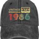 40th Birthday Gifts Women Men 1986 Hats Vintage 1986 Baseball Cap 40th Birthday Gifts for 40 Year Old Fathers Mothers Day