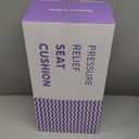 Cushion Lab Patented Pressure Relief Seat Cushion for Long Sitting Hours on Office & Home Chair - Extra-Dense Memory Foam for Soft Support Car Pad for Hip, Tailbone, Coccyx, Sciatica - Black