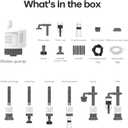 Fish Tank Cleaner Aquarium Gravel Cleaner Electric New (White)