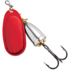 Blue Fox Classic Vibrax Spinner, 3/8-Ounce, Bleeding Silver 3Pcs