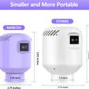 Electric Pump for Vacuum Storage Bags, Travel Vacuum Pump for Various Vacuum Seal Bags Portable Vacpack Air Pump for Compression Clothing Blanket Luggage Purple (Storage Bag Not Included)