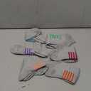 Ankle Socks for Women, 6/12 Pairs Bamboo Viscose Breathable Cushioned Moisture Wicking Athletic Running Casual Low Cut Socks (5-8, Multicolored Gray)