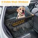 Pecute Heavy-Duty Dog Car Seat & Back Seat Extender Hard PVC Support for Large Dogs up to 330 lbs  Cars, SUVs & Trucks  Scratch-Resistant Sofa Leather & Breathable Mesh for Safe, Stable Road Trips
