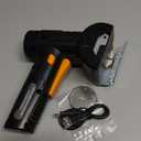 2026 Upgraded Cordless Electric Scissors - Larger 1.84" Tungsten Blade, Wider Opening, 320 RPM, 1/3" Max Thickness, 3-Speed & LED Display, Cardboard Cutter Designed for Cardboard box, Black