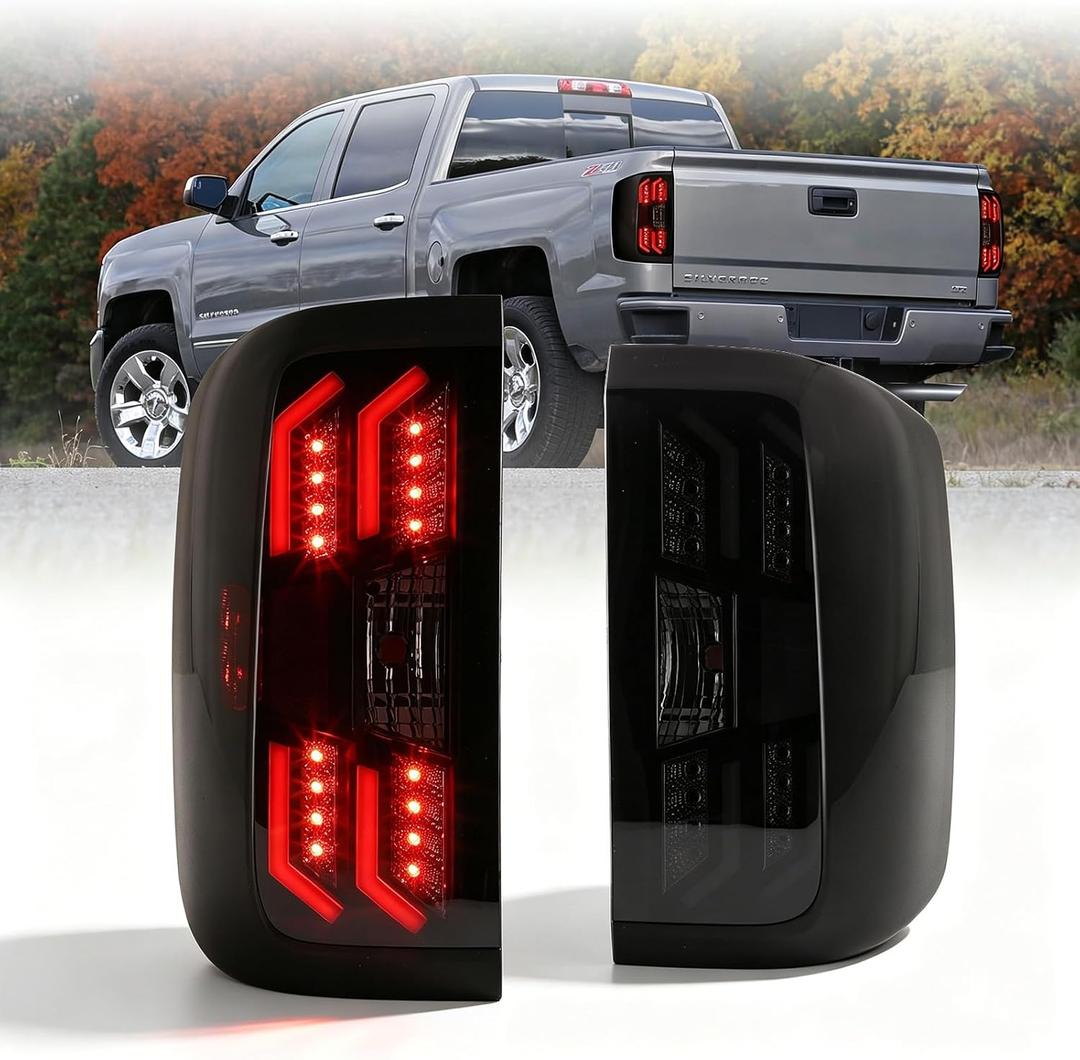 WOLFSTORM LED Tail Light Assembly for 2014-2018 Chevy Silverado 1500