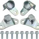 Tailgate Hinge Kit w/Bolts for Rear Tail gate Door Panel Compatible with 1999-2007 Chevy Chevrolet Silverado GMC Sierra 1500 2500 3500 Truck Tailgate Accessories Parts