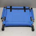 ALPHA CAMP Stadium Seat Padded Chair for Bleachers with Back& Arm Rest (Blue-2pc)