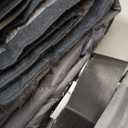 Fanfanwin 2 Pcs Thermal Insulated Door Curtains Fit Door Size 38'' x 83'', Winter Doorway Blankets Upgraded Oxford Cloth Thicken Cotton Filled, Thermal Covers to Keep Cold Out, Grey