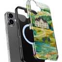 Esdot for iPhone 16 Plus Case Cute - Wireless Charging Compatible - Dual-Layer Soft Silicone + Hard Shell - Trendy Wildflower Design - Protective Phone Cover for Women Girls - Country House