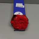 MIULEE Set of 2 Christmas Decorative Throw Pillow Covers Soft Faux Fur Winter Pillow Covers with Silver Snowflake Glitter Holiday Festival Pillowcases for Couch Sofa Bed, 2020inch, Red