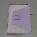 JETech Rotating Case for Samsung Galaxy Tab S10 Lite / S10 FE / S9 FE 10.9-Inch / S9 11-Inch with S Pen Holder, 360 Degree Rotation Protective Stand Cover Clear Back, Auto Wake/Sleep (Lavender)