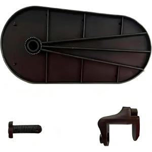 Ergonomic Computer Arm Rest, 360 Rotatable Wrist and Elbow Support Set, 3-Piece Memory Foam Desk Attachment, Black, 10.63 x 5.31 Inch, Non-Slip Design for Home Office