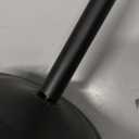 Hoimpro 17" Matte Black Stainless Steel Standing Towel Rack Double Towel Ring Hand Towel Stand Holder, Bathroom Accessories Set Hardware Towel Bar Hanger for Bathroom Vanity and Kitchen Countertops