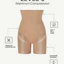 HONEYLOVE SuperPower Short Shapewear for Women - Strong Tummy Control (Gold, XL)