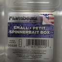 Flambeau Outdoors Small Spinnerbait Box, 3 Compartments, Holds 6, Clear