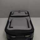 U.S. Traveler Rio Lightweight Softside Rolling Carry-on Suitcase, 2-Wheel Single, Grey