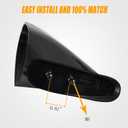 (Pair) Side Mirror Compatible with Yamaha WaveRunner VX110 VX Deluxe, VX Sport, VX Cruiser 2005-2009, Jet Ski Rear View Mirror Set Replacement, Driver & Passenger Side (Left & Right)