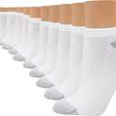 Hanes Women's Cool Comfort No-Show Socks, Moisture-Wicking Socks, 14-Pack (8-12)