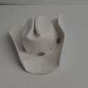 Cowboy Hat for Women and Men with Shapeable Wide Brim - Felt Cattleman Western Hats for Cowboys and Cowgirls M