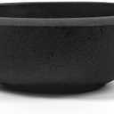 ARBORA 21" Santorini Bowl Polyresin Indoor and Outdoor Planter with Classic Black Finish - Durable, Weatherproof, Lightweight, Large Plant Pot for Patio, Garden, Deck, Entryway, 21" Single
