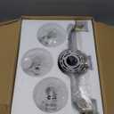 3 Light Bathroom Vanity Light, Black and Gold Bathroom Light Fixtures with Milk Glass Shade Modern Wall Sconces Lighting Bath Wall Lights Lamp for Mirror Kitchen Living Room Bedroom Hallway Cabinet