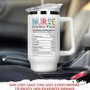 DUNKMATE Nurse Gifts for Women - Nurses Week Gifts - Appreciation Gift for Nurses - Nurse Nicu Lpn Rn Practitioner Gift for Women - Retirement, Graduation Nursing Student Ideas - 40 Oz Tumbler