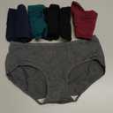 INNERSY Womens Underwear Cotton Hipster Panties Regular & Plus Size 6-Pack(Small,Dark Vintage)