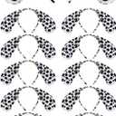 Kigeli 12Pcs Dalmatian Ears Headbands Animal Ears Headband Costume Halloween Dalmatian Costume for Birthday Christmas Cosplay Party