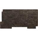 EverStone Castle Rock Faux Stone Panel, 49"W x 24 1/2"H x 1 1/4"D, Urban Color