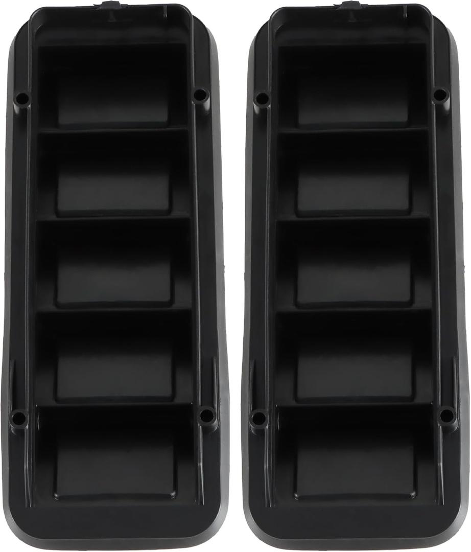 2PCS Upgraded Back Panel Air Vent Relief Grille, Cabin Pressure Air Vent Relief Valve Panel Grille Compatible with Colorado Silverado 1500 2500 3500 Sierra 1500 2500 3500 Replace#: 13596856