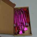 PLULON 26Pcs Valentines Heart Shaped Pens Novelty Ballpoint Pens 1 mm Black Gel Ink Rollerball Pen Pretty Office Pens for Valentine's Day Party Favor Student Teacher School Supplies