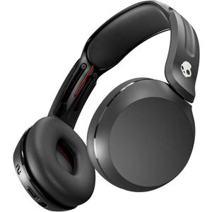 Skullcandy Icon 180 Wireless On-Ear Bluetooth Headphones, Up to 50 Hours Battery, Lightweight and Travel Ready, Secure Fit, Sweat and Water Resistant, Microphone iPhone Android - True Black