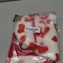 2 Pieces Valentines Day Dog Costume Set Including Beret Hats and Red Heart Love Dog Cloak Funny Puppy Xmas Costumes Holiday Outfits Clothes for Pet Cats (Large)