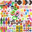 Halloween Party Favors, 240 PCS Halloween Toys Bulk for Kids, Halloween Goodie Bag Stuffers Fillers, Trick or Treat Gifts Exchange, School Classroom Carnival Game Prizes Toys Set