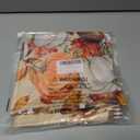 XCHI Fall Pumpkin Football Maple Leaves Tablecloth Rectangle Washable Table Covers for Home Party Decorations 60x84 Inch