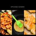 Silicone brush BBQ/Pastry Basting Brushes,Silicone Cooking Grill Barbecue Baking Pastry Oil/Honey/Sauce Brush (7 PCS,orange)