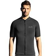 GoldFin Mens Wetsuit, 3mm Shorty Back Zip Wetsuits for Men M