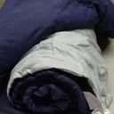 Homelike Moment Twin Comforter Duvet Insert- Blue Down Alternative Bed Comforter Twin Size, Lightweight Bedding Comforters Quilted Soft All Season Reversible Navy/Light Blue