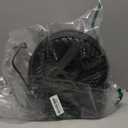 Amazon Basics Air Circulator Fan, Desk Fan for Bedroom, Home and Office, With 90-Degree Tilt Head, 3 Speed Settings, Lightweight (3 LBS), 35 Watts, Black, 11.1"W x 6.3"D x 10.9"H