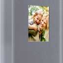 Ywlake Photo Album 4x6 300 Pockets, Leather Photo Albums Holds 300 Horizontal Only Pictures, Grey