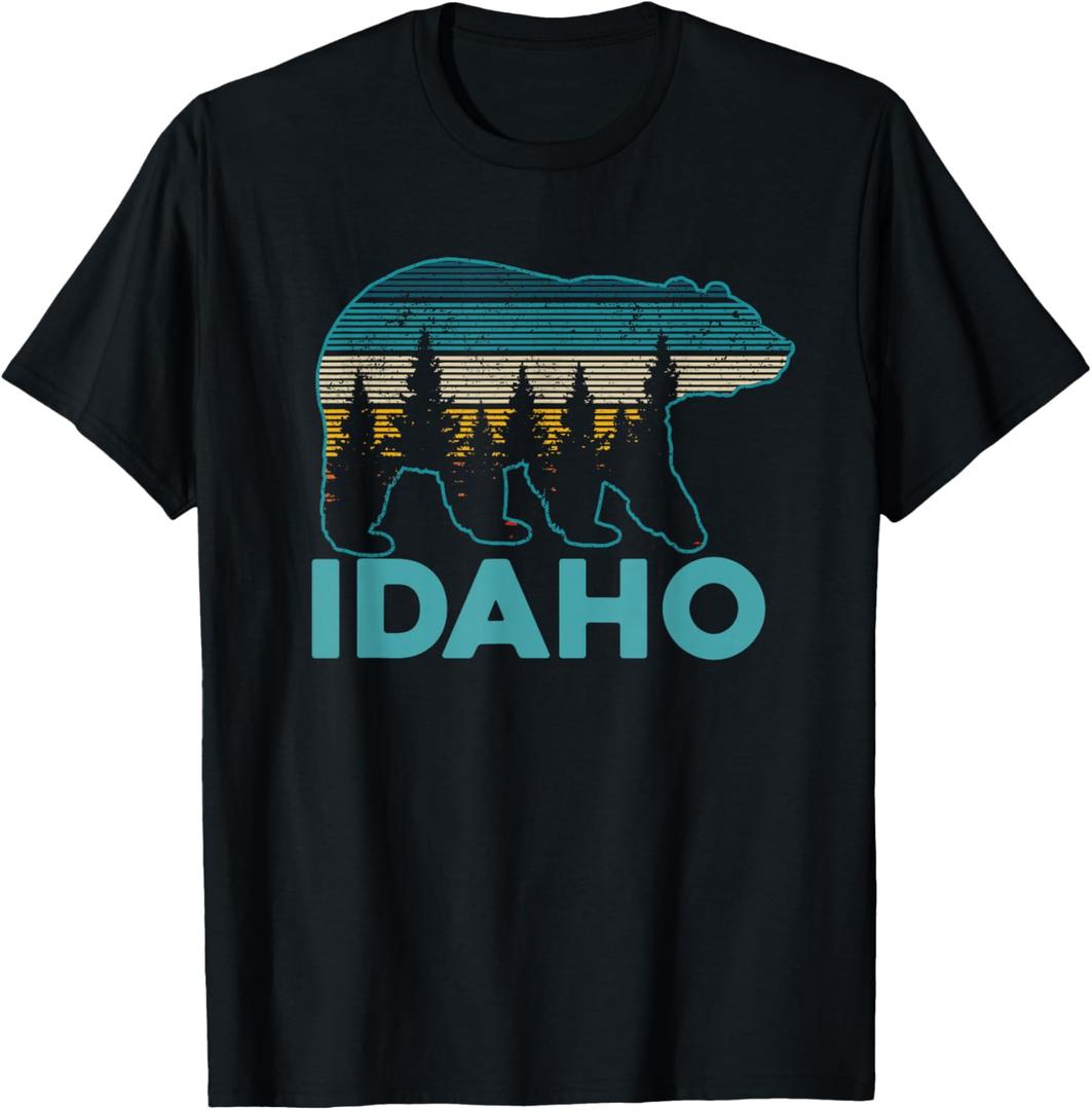 Idaho USA Grizzly Bear Souvenir T-Shirt M