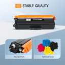 TN433 Toner Cartridge Set TN-433 MFC-l8900Cdw HL-L8360Cdw Replacement for Brother TN433 TN 433 for Brother MFC l8900Cdw HL-L8260Cdw MFC-L8610Cdw HL-L8360Cdwt Printer Ink (Black Cyan Magenta Yellow)